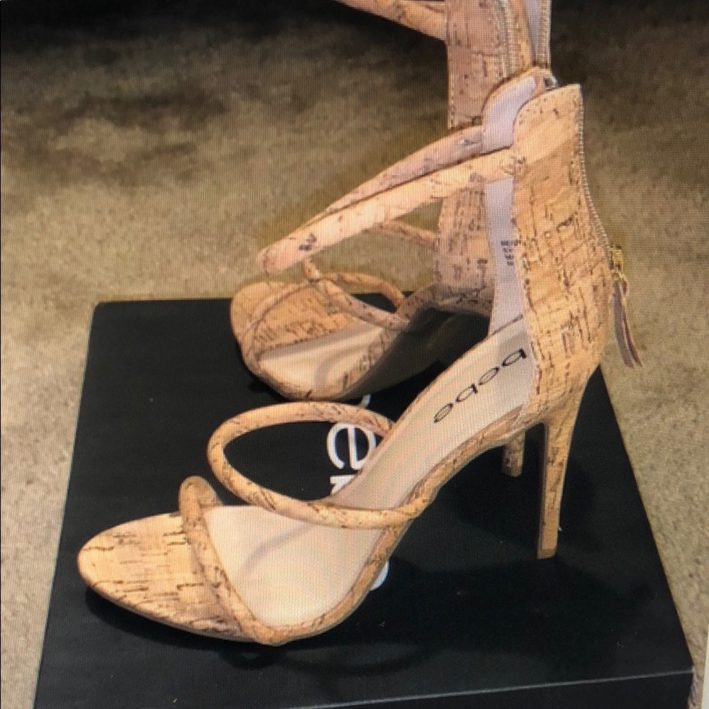 Brown Bebe heels